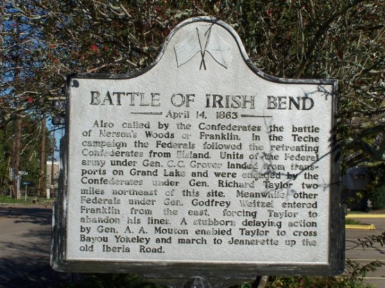 Battle of Irish Bend Waymarker